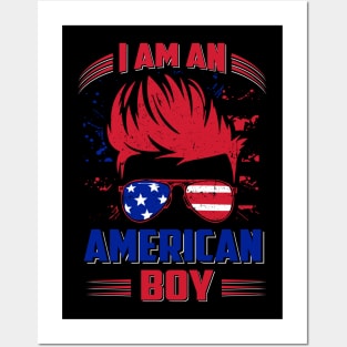 I am an American boy Posters and Art